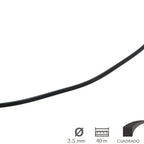 Nylon/Alum Square Profile Trimmer Line 3.5mm (40m)
