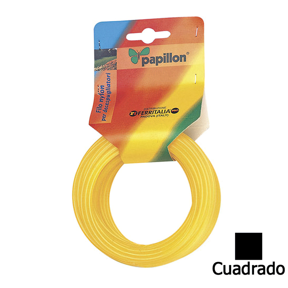 Square nylon trimmer line 2.4 mm (10 meter roll)