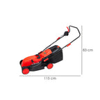 Cortacesped eléctrico 1500 w.
