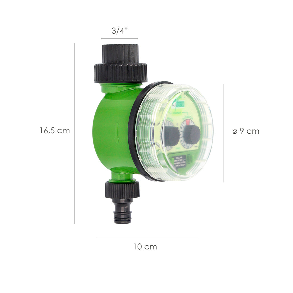Irrigation programmer / garden watering, analog taps 3/4"