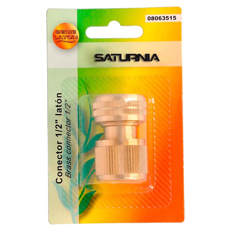 Conector manguera laton  1/2" hembra, adaptador grifo, conector grifo a conector rápido