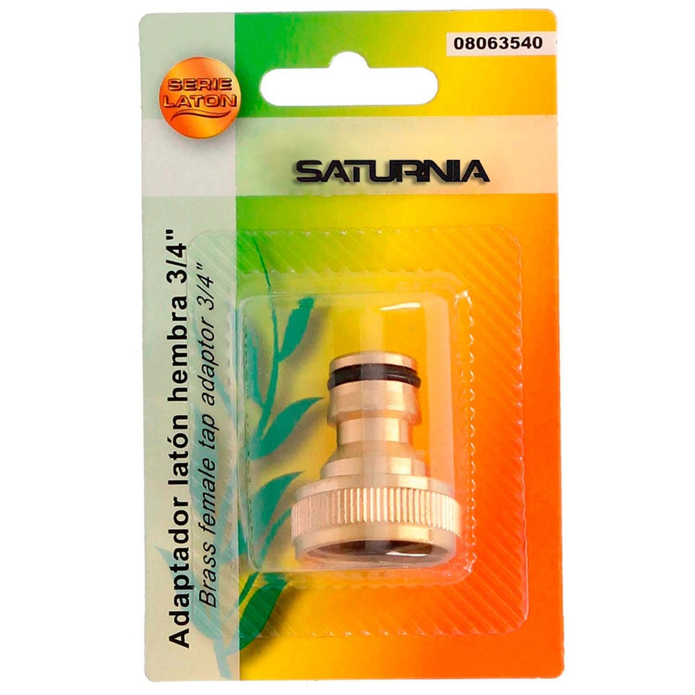 Adaptador de mangueira em latão 3/4 fêmea