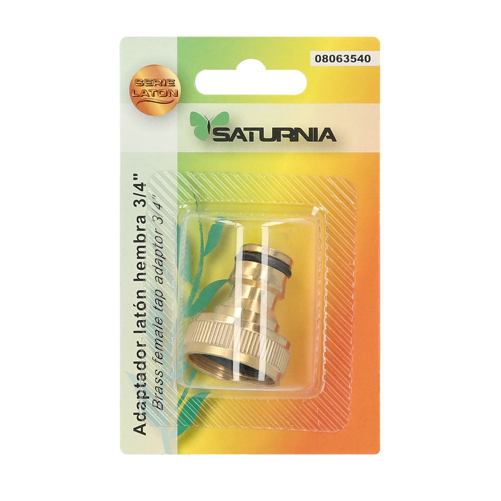 Brass hose adapter 3/4 female