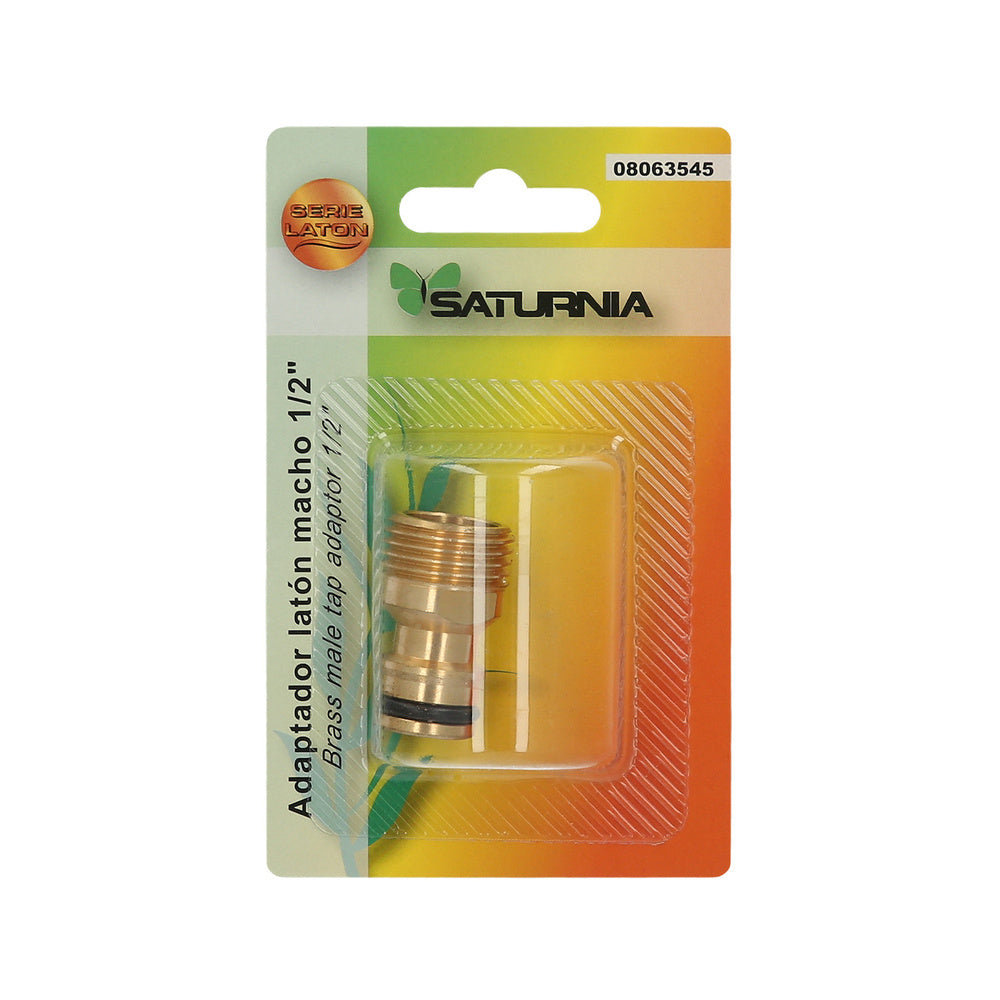1/2" male brass hose adapter