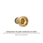 Adaptador de mangueira em latão 3/4" macho