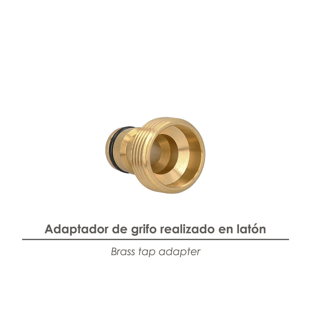 Hose adapter brass 3/4" male