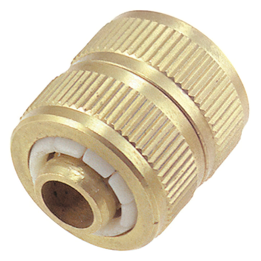 Reparador de latão para mangueiras de 1/2". Blister 1 peça