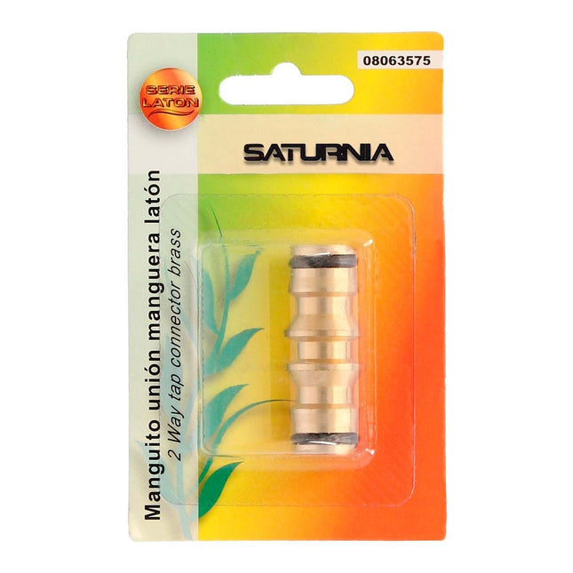 Manguito para union mangueras fabricado en laton