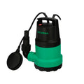 Bomba aguas limpias sumergible 450w. 8.000 lts/hora, profundidad 5 m, elevación 5,5 m.