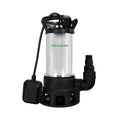 Bomba aguas sucias sumergible inoxidable 1.300 w. 25.000 lts/hora, profundidad 7 m, elevación 11 m partículas max. Ø 38 mm