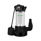 Bomba aguas sucias sumergible inoxidable 1.300 w. 25.000 lts/hora, profundidad 7 m, elevación 11 m partículas max. Ø 38 mm