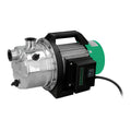 Bomba aguas limpias superficie acero inoxidable 1.300 w. 5.000 lts/hora, profundidad 8 m elevación 50 m Presión max: 5 bar