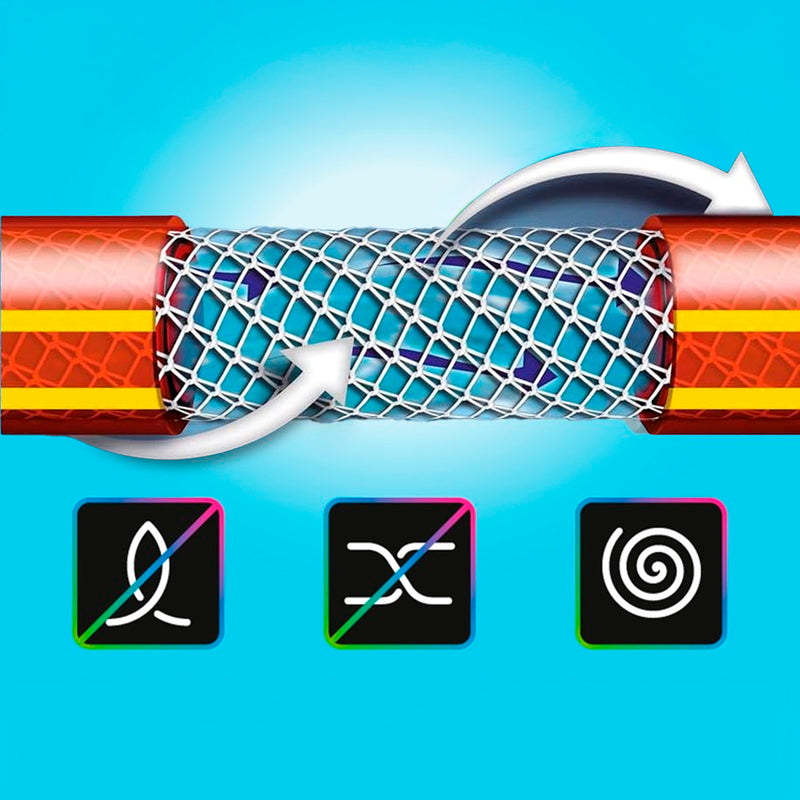 Manguera tricotado no torsión 25 mm. - 1" rollo 25 metros