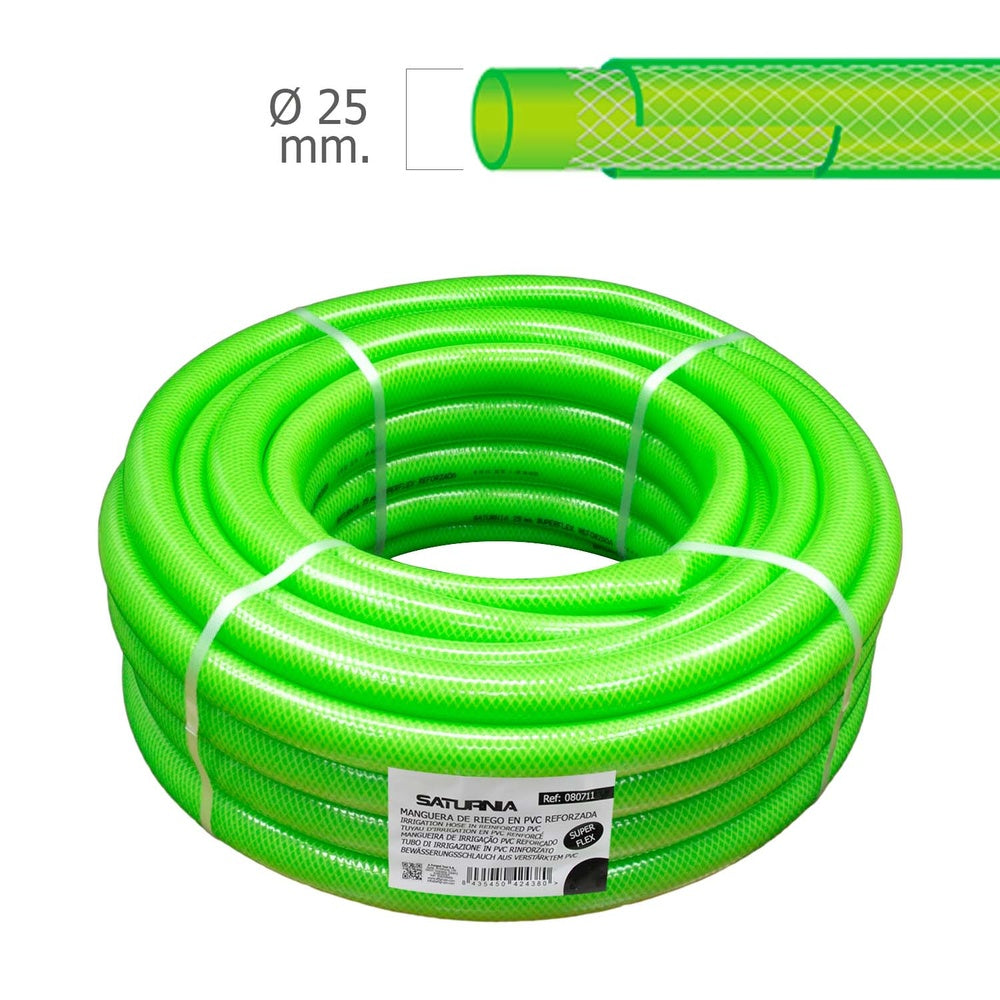 Reinforced Latflex hose ø 25 mm - 1" roll 25 meters garden hose, irrigation hose, reinforced hose,