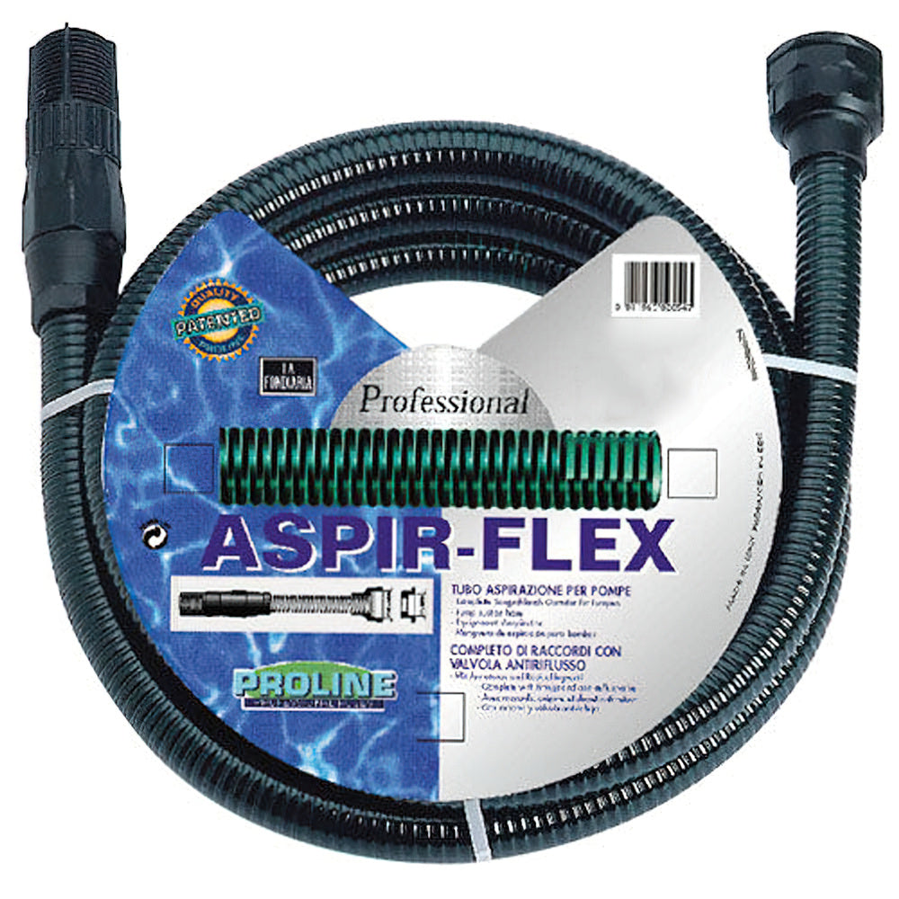 Manguera aspirar aspir flex rollo 4 metros con conectores