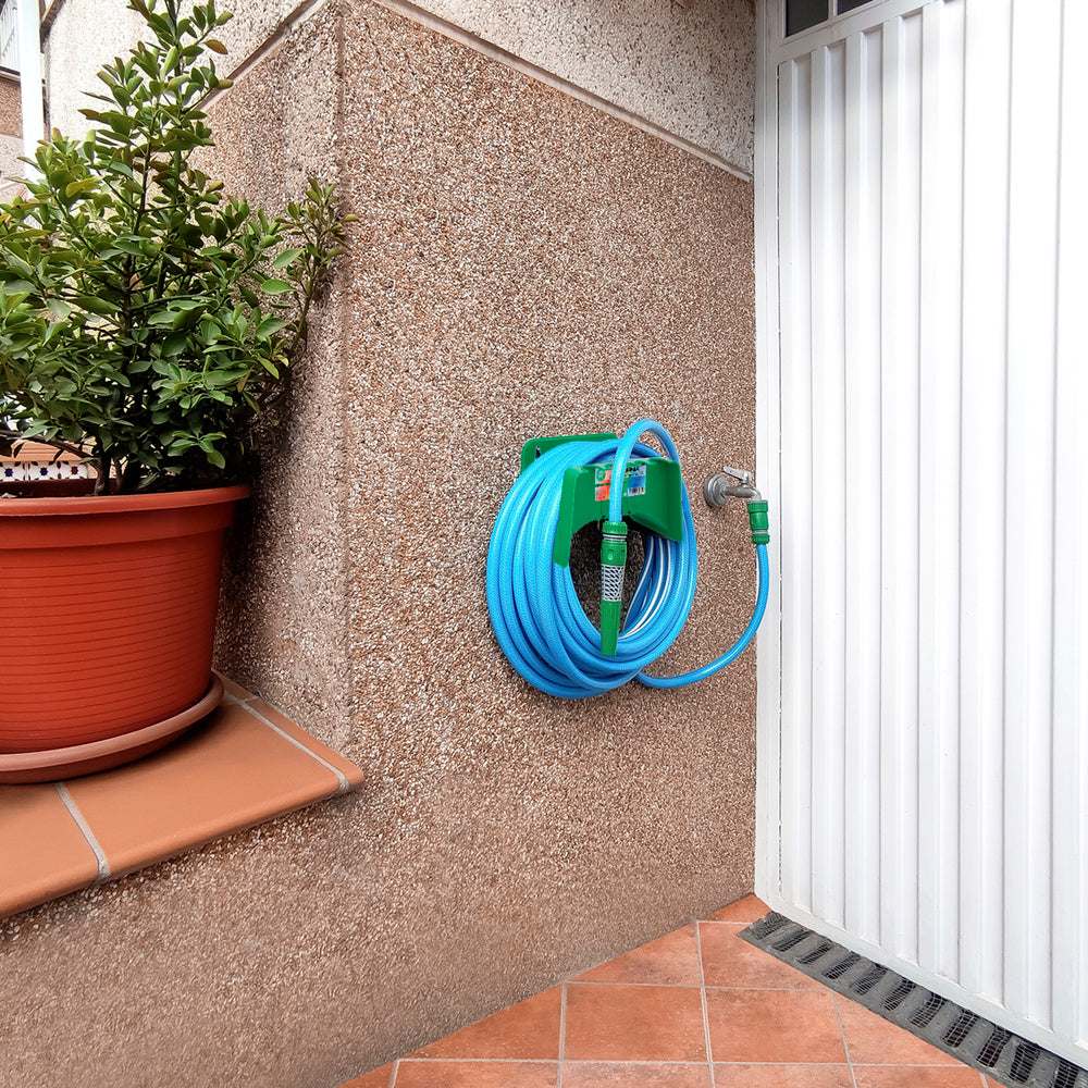Manguera tricotada no torsion blue ø 15 mm rollo 50 metros. Manguera anti torsion, manguera sin dobleces, manguera sin nudos