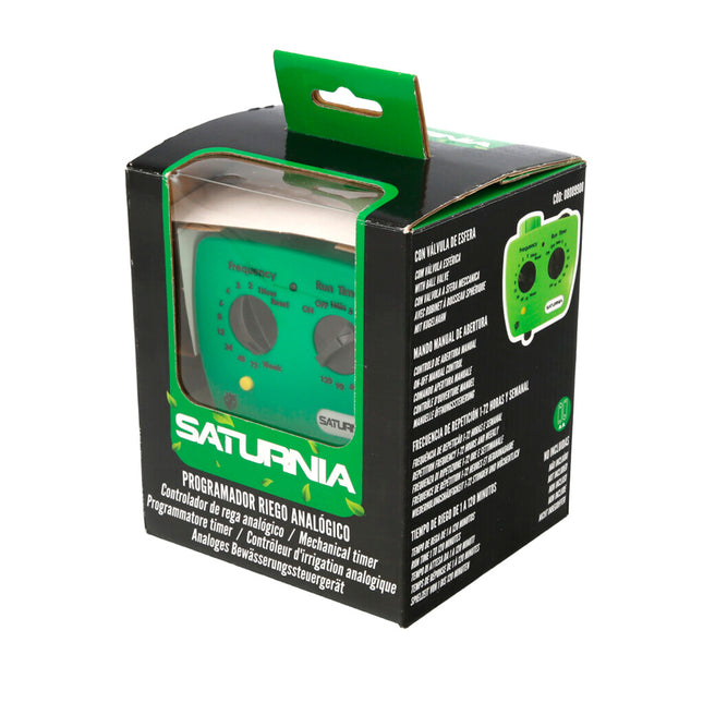 Programador riego analogico / mecánico de grifo con 1 salida 3/4"