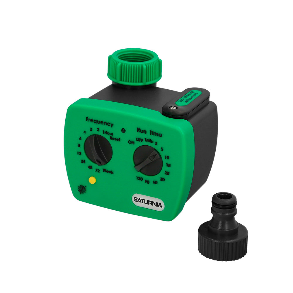 Analog/mechanical tap timer with 1 3/4" outlet