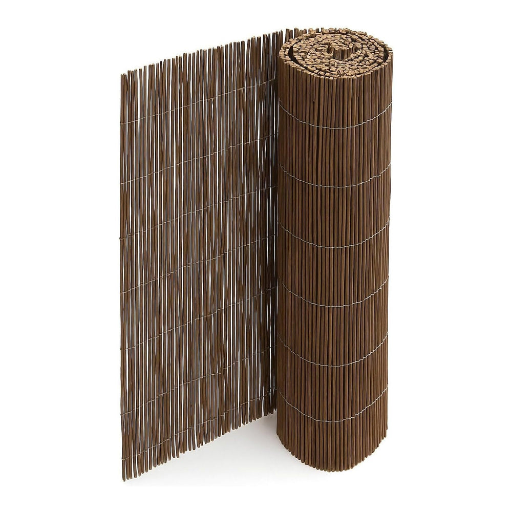 Light natural wicker screening roll 5 x 2 meters
