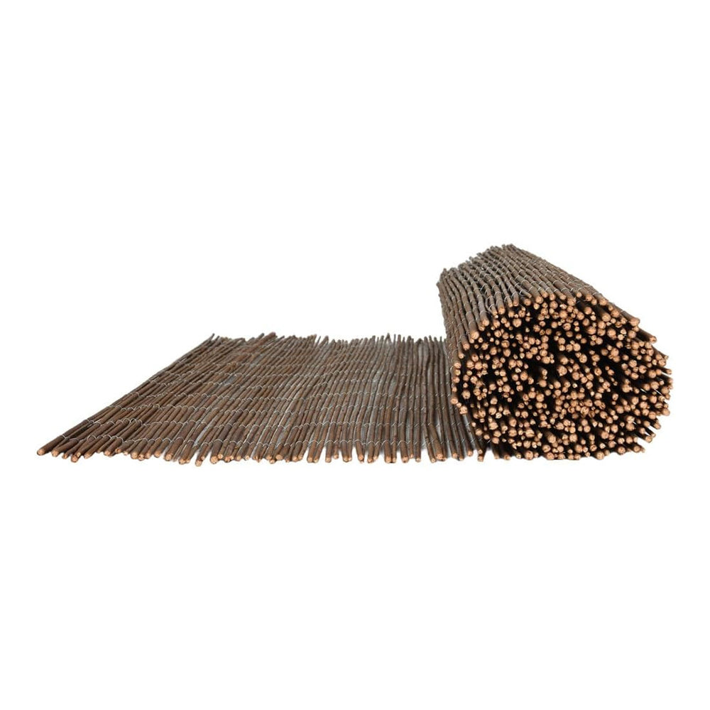Light natural wicker screening roll 5 x 2 meters