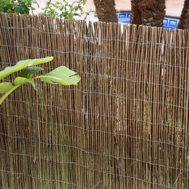 Mimbre natural ocultación ligera  rollo 5 x 2 metros