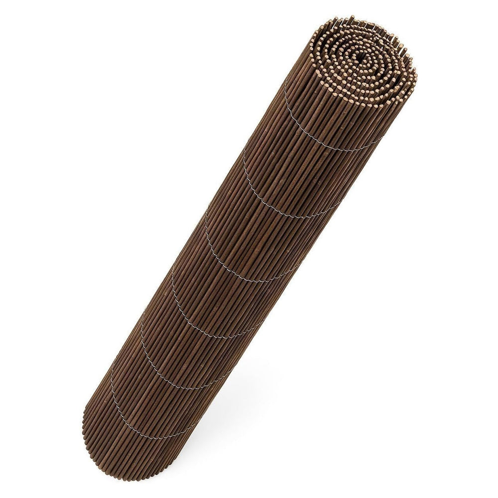 Light natural wicker screening roll 5 x 2 meters