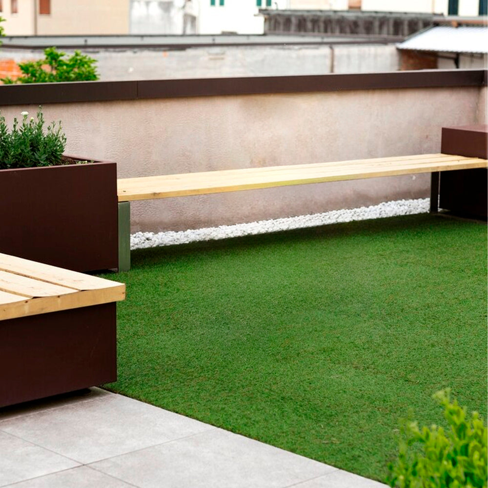 Artificial grass 7 mm roll 1x25 m carpet grass for indoor and outdoor use. Garden, terrace, balcony. Domestic use