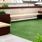 Césped artificial 7 mm rollo 1x5 metros. Césped moqueta para interior y exterior. Jardín, terraza, balcón. Uso doméstico