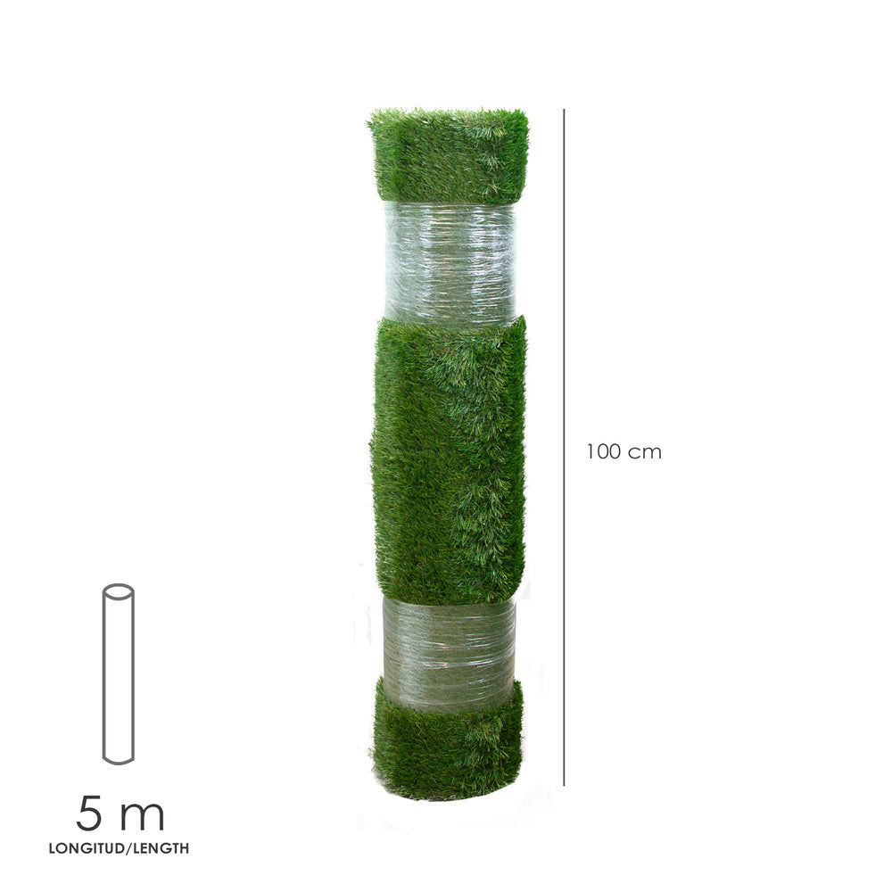 Artificial grass 33 mm roll 1x5 meters. Carpet grass for indoor and outdoor use. Garden, terrace, balcony. Domestic use