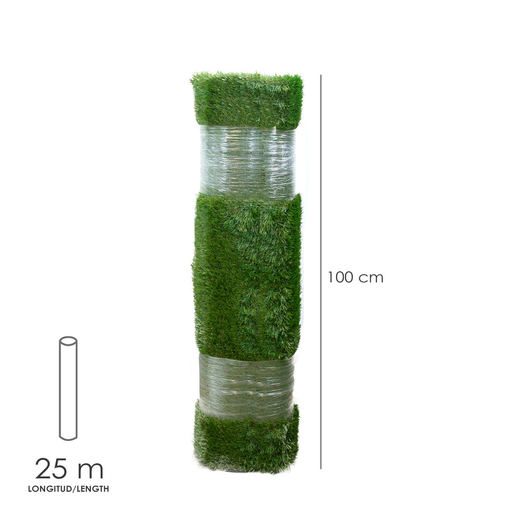 Artificial grass 12mm roll 1x25 meters. Carpet grass for indoor and outdoor use. Garden, terrace, balcony. Domestic use