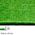 Relva artificial 13 mm rolo 2 x 25 metros. Uso doméstico