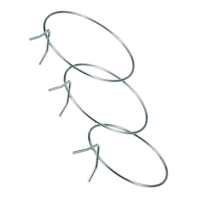 Soporte maceta pared zincado 18 cms