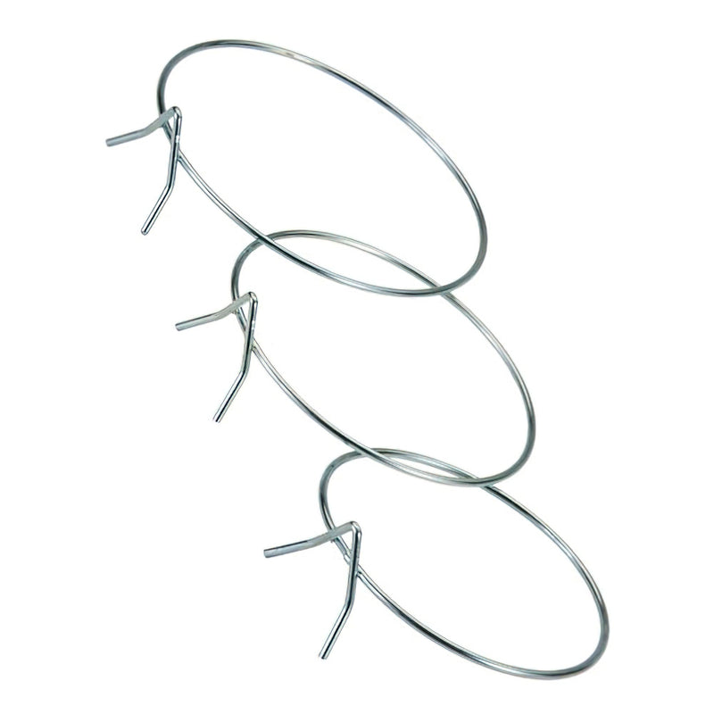 Soporte maceta pared zincado 20 cms