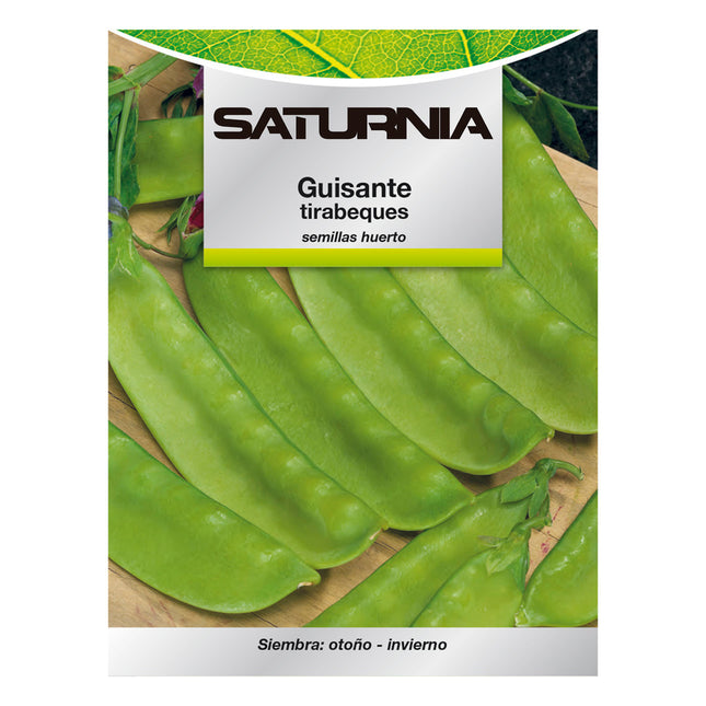 Semillas huerto guisantes tirabeques