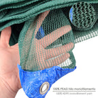 Mantas azeitona 3 x 6 metros. Multiusos 100% HDPE gramagem 90 g/m2. Reforçada, com ilhós, mantos azeitona, fardos azeitona,