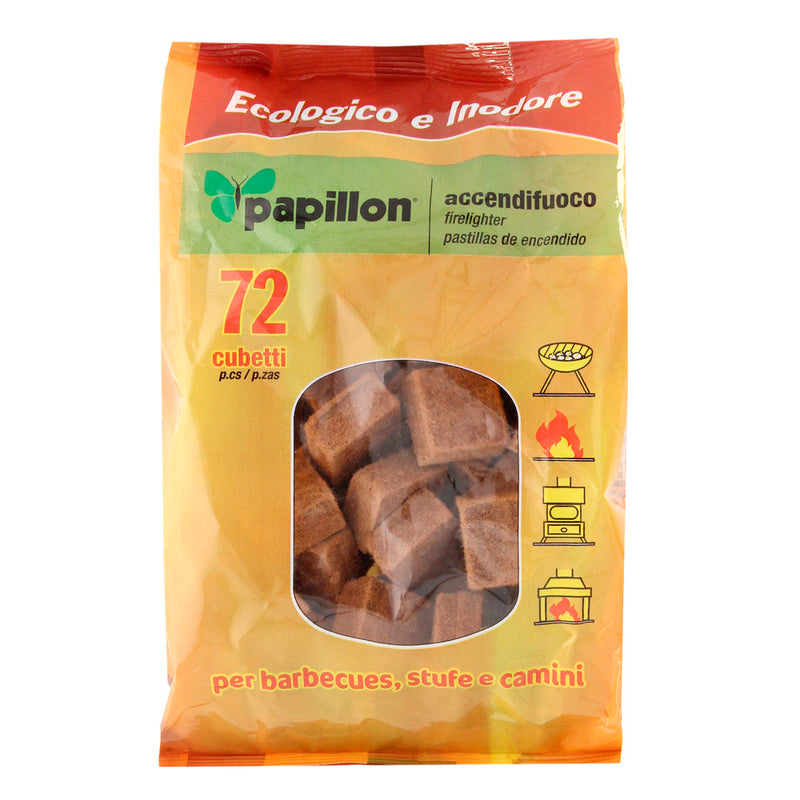 Pastillas encendido barbacoas ecologicas 72 piezas, no toxico, sin olor, favorable medio ambiente