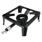 Hornillo gas 4 pies 40x40 cm potencia 7.000 watts.