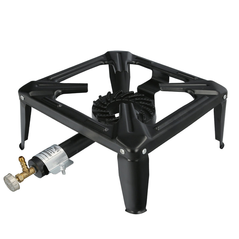 Hornillo gas 4 pies 30x30 cm. potencia 4.000 watts