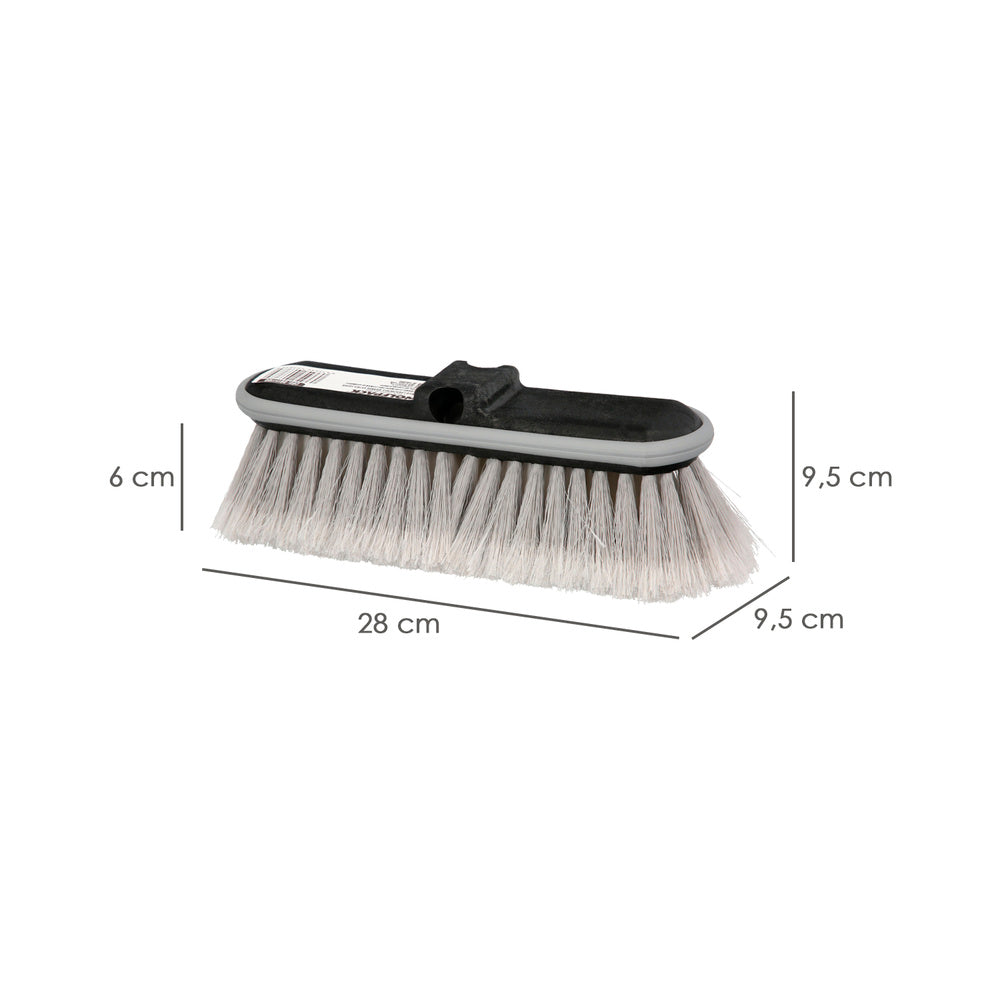 Large extra soft car wash brush 28x9.5 cm with rubber protector. Cleaning for cars, trucks, motorcycles, vans