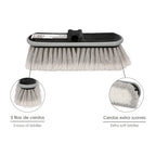Large extra soft car wash brush 28x9.5 cm with rubber protector. Cleaning for cars, trucks, motorcycles, vans