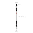 Metal aluminum handle for car wash brush. Size from 100 to 150 cm.