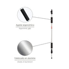 Metal aluminum handle for car wash brush. Size from 100 to 150 cm.