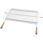 Extensible barbecue grill 60/70x40cm galvanized