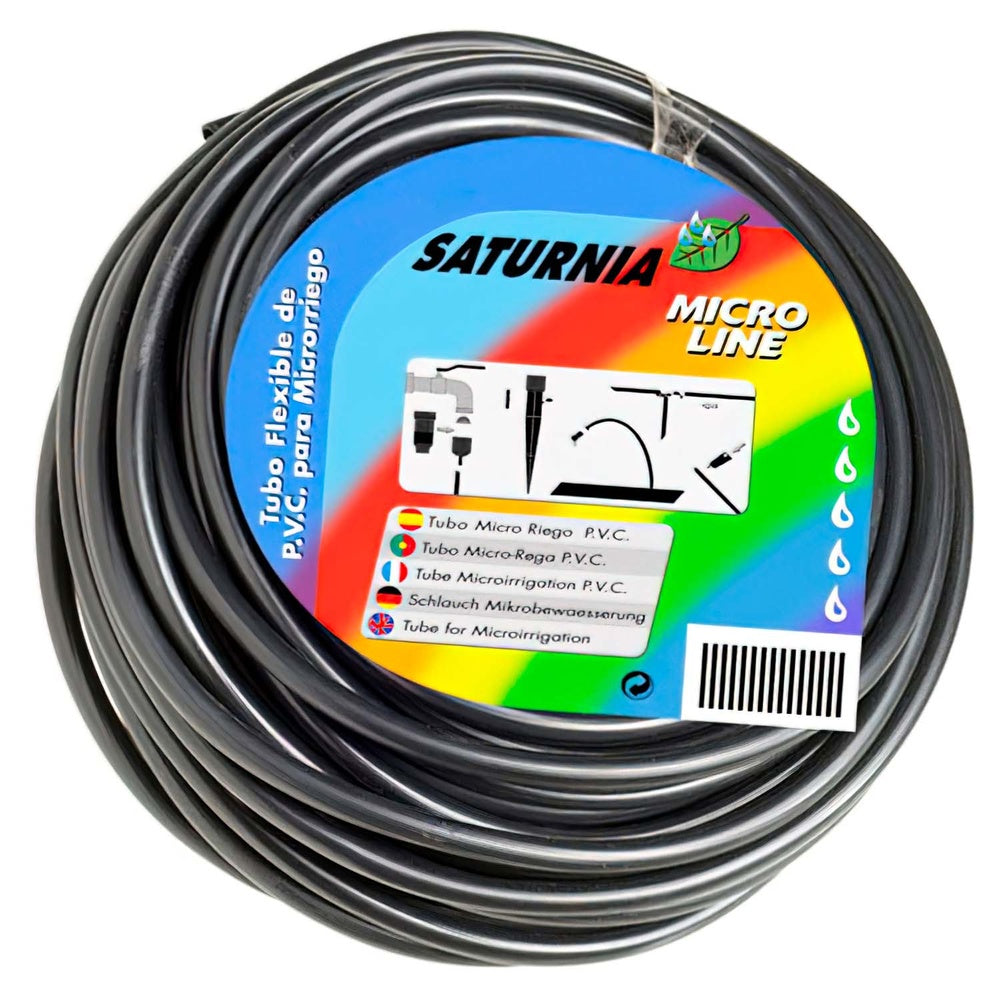 PVC micro-tube drip (10 meter roll) Saturnia