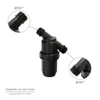 Filtro com malha interior 1" para sistema de rega gota-a-gota (malha 100 mesh) rega gota-a-gota, microaspersão, rega por nebulização