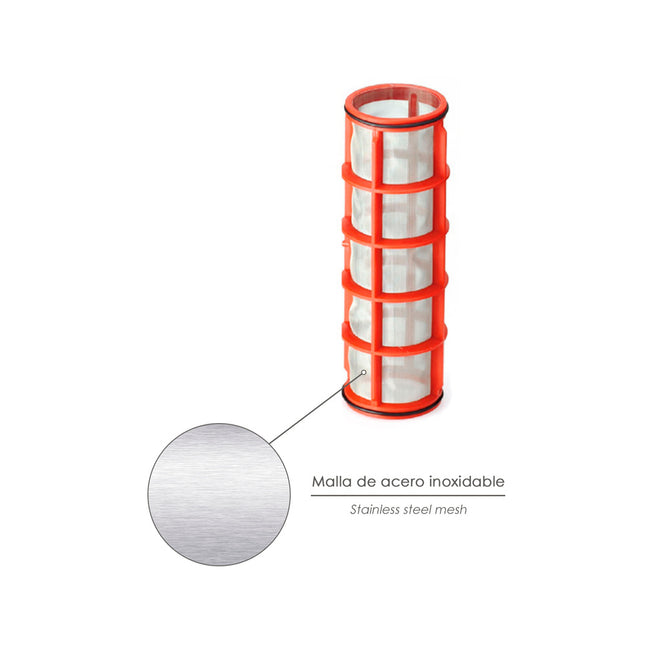 Recambio filtro malla 1" para sistema de goteo (100 mesh) riego por goteo, microaspersión, riego por nebulizacion