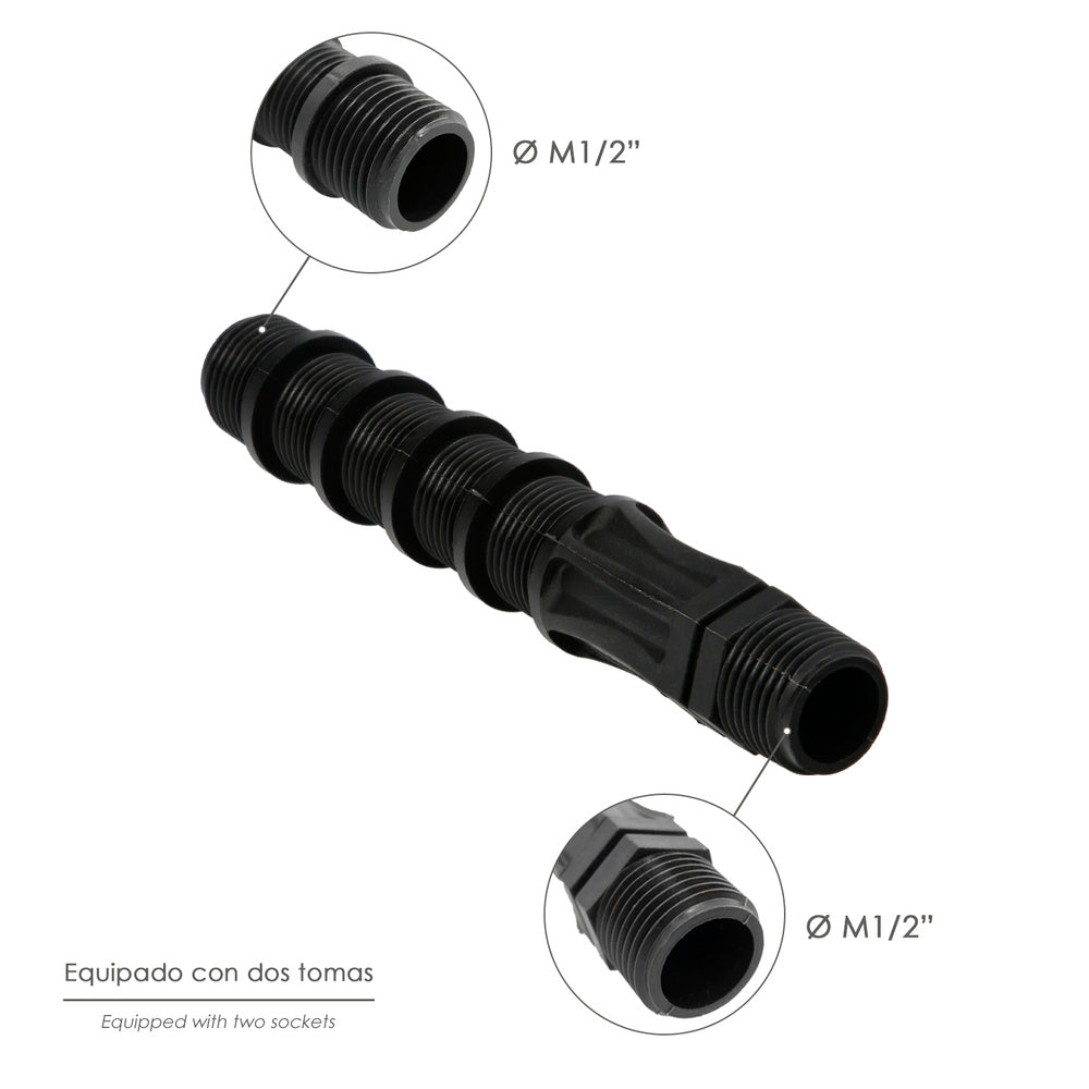 Bobina recortable para difusores goteo ø 1/2" - ø 1/2" riego por goteo, microaspersión, riego por nebulización
