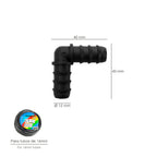 Elbow for drip irrigation tubing ø 16 mm (bag of 100 pieces) drip irrigation, microsprinkling, mist irrigation