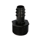 União de rosca macho 3/4" para tubo de gotejamento ø 16 mm (saco 100 unidades) rega gota a gota, microaspersão, rega por nebulização