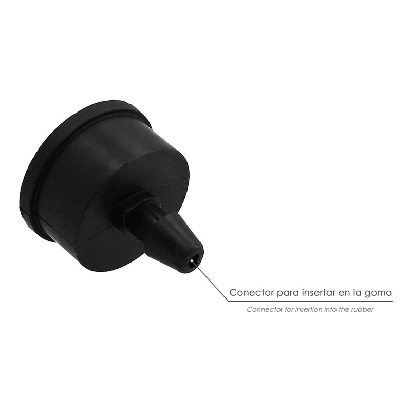 Gotero autocompensante clipado 4 litros / hora para riego por goteo (bolsa 200 piezas) riego por goteo, microaspersión,